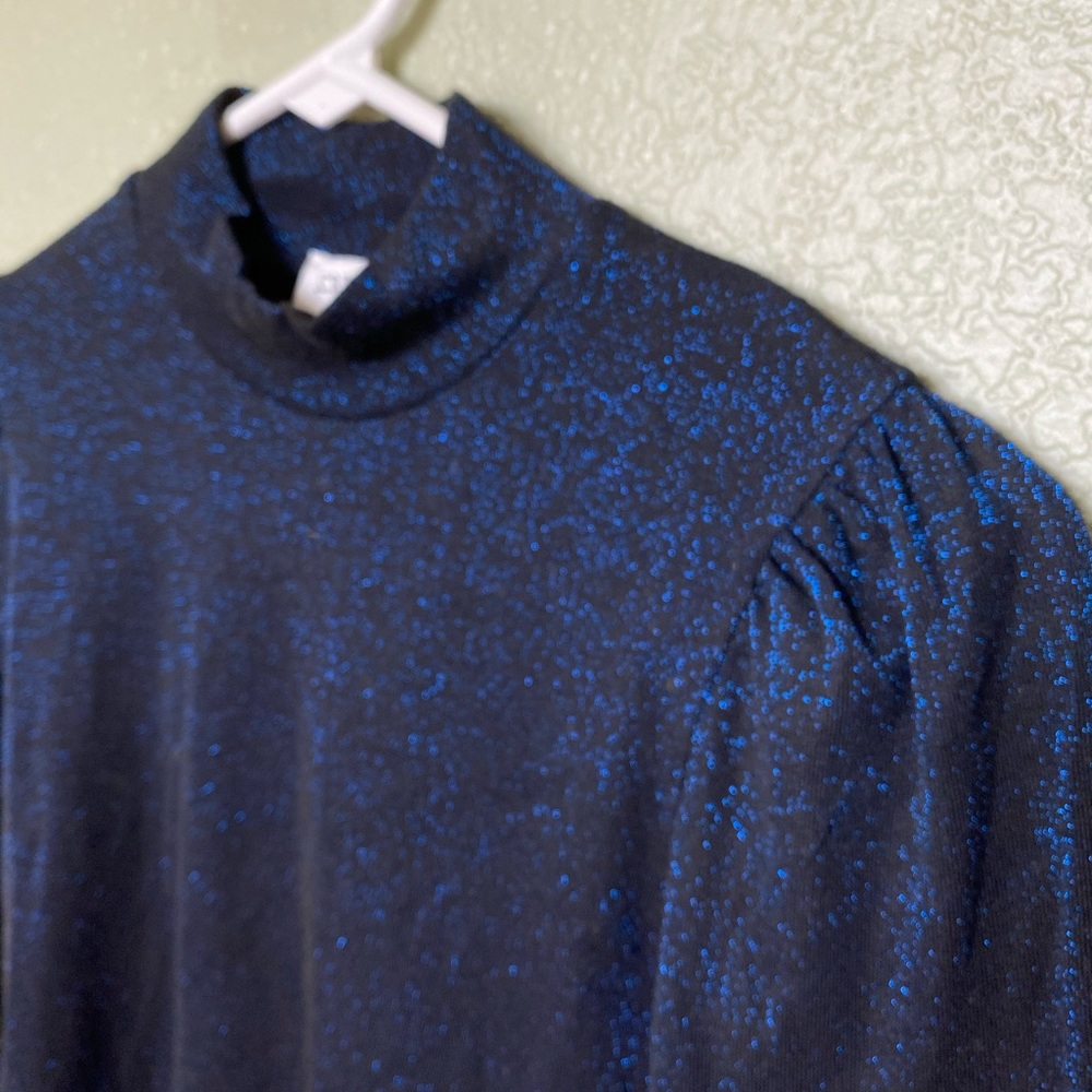 J. Crew Glittery Mockneck